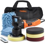 VonHaus Dual Action Polisher Kit, Random Orbit Polishing Machine, 600W Car Buffer, for Buffing Metal, Plastic, Tiles, Car Paint and More, Includes 4 Buffing Pads and Carry Case