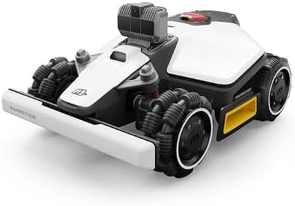 MAMMOTION LUBA Mini AWD LiDAR – Robot Tondeuse sans Fil Périphérique, avec LiDAR 3D+Vision, sans Antenne RTK, Cartographie Automatique, 1 500 m² Recommandés, Module 4G, Pente Jusqu’à 80%