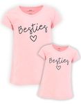 Unique Baby Besties Mommy and Me Matching Mothers Day Shirts, Pink, Large