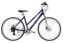 Vitesse Beam Lightweight Electric Bike for Adults, 50 Miles Range, 8 Speed Gears with 250w Rear Motor for a Smooth Comfortable Ride With Gel Saddle & Info Screen, 19” Frame and 700c Wheels