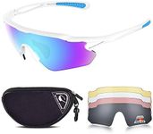 Snowledge Cycling Glasses with 5 In