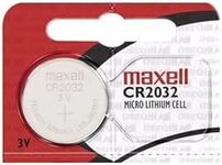 1x MAXELL CR2032 CR 2032 - 3V Lithium Button Cell Battery Batteries - Official Genuine Maxell