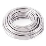 PandaHall 33 Feet Aluminum Wire 5mm Metal Craft Wire for DIY Manual Arts Jewelry Making (Silver)