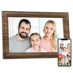 Canupdog WiFi Digital Photo Frame, 10.1 Inch Smart Digital Picture Frame with 16GB Storage, Wall Mountable Auto-Rotate Electronic Picture Frames Sharing Photo/Video via Frameo App