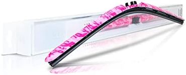 Clix Wipers - 28" Ribbon Breast Cancer Awareness Automotive Replacement Wiper Blade (Pack of 1) Universal Clip On All-Weather Flex Frame Windshield Wiper