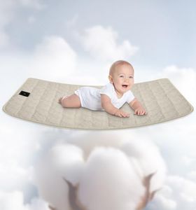 COUSLEWI Cotton Grounding Sheets, 5% Silver Fibre of Earth Bed Sheets, Pmf Mat Full Body, Grounding Mat, for Enhance Sleeping, Stress and Pain Relief, Reduce Inflammation, Beige, 23.6x34.1IN