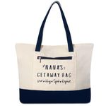 SELORY Mothers Day Nana Gifts for Grandma,Nana Gifts,Grandma Birthday Gifts Tote Bag,Gigi Gifts for Grandma,Mimi Grandma Gifts from Grandchildren Granddaughter Grandson Grankids,Great Grandma Gifts