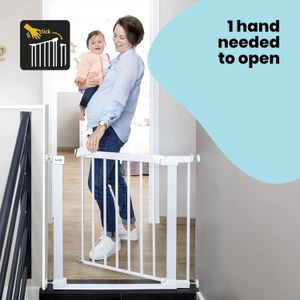 Safety 1st Baby Stair Gate – White Child Safety Barrier