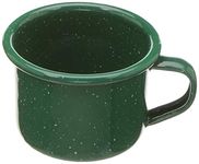 GSI Outdoors 25206 Green Enamelware 4 fl. oz. Cup, Enameled Steel