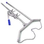 Premium Grade Double Ratchet Lever-Pull Action Calf Puller Veterinary Instrument with Blue Handle by G.S Online Store