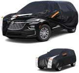 Large SUV Car Cover for Buick Enclave 2007-2025 100% Waterproof All Weather, Heavy Duty Outdoor Full Exterior Covers Rain Sun Wind UV Protection.