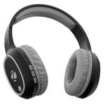 ZEBRONICS Thunder Bluetooth 5.3 Wireless Over Ear Headphones with 60H Backup, Gaming Mode, Dual Pairing, ENC, AUX, Micro SD, Voice Assistant, Comfortable Earcups, Call Function(Black)