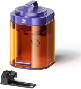 WeCreat Lumos Flex 15W Fiber & 15W Doide Dual Laser Engraver, Built-in 50MP Camera, 10000mm/s Ultra Fast, 3D Embossing, Metal Cutting, Color Marking on Metal, Portable Laser Engraving Machine