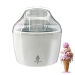 Sensio Home Ice Cream Maker Machine - Gelato Sorbet Frozen Yoghurt Machine Detachable Mixing Paddle - Easy to Operate - Make Delicious Ice Cream in 20 Minutes (White)