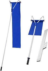 Goplus Snow Roof Rake, 21 FT Adjustable Aluminum Roof Snow Removal Tool with Wheels & Oxford Slide, Extendable Anti-Slip Handle, Lightweight Shovel Scratch Free for Wet Leaves Debris Vehicle