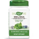 Nature's Way Melissa Lemon Balm Leaf 1500 mg 100 Vegetarian Capsules