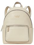 Kate Spade Leila Pebbled Leather Mini Dome Backpack Bag (Light Sand), Black, Classic