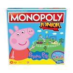 Monopoly Junior: Peppa Pig Edition Board Game for 2-4 Players, Indoor Game For Kids Ages 5 and Up