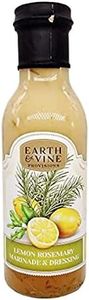 Earth & Vine Provisions Lemon Rosemary Marinade and Dressing, 12 Ounce