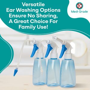 Medi Grade Ear Wax Removal Kit – 300ml Bottle, Olive Oil Drops, Reusable