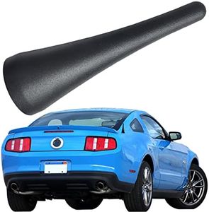 3.8 Inch Stubby Aluminum Antenna Mast for 2010-2014 Ford Mustang, 2013-2022 Ford Transit, 2013-2019 Lincoln MKZ Antenna Mast, Car Wash Proof