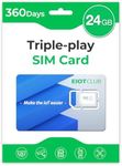 EIOTCLUB Data SIM Card Triple Play 