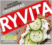 Ryvita Cracked Black Pepper Wholegrain Rye Crispbread with Cracked Black Pepper, 7.05 oz ? 200 g