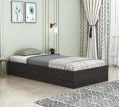 DesignFit Engineered Wood Single Deewan Day Bed with Box Storage for Bedroom Living Room Home - Wenge Finish | 1 Year Warranty
