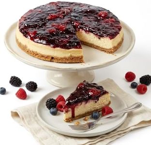 Andy Anand Wild Berry Cheesecake 9" made Fresh in Traditional Way, Slowly savor for an amazing experience with a luxuriously creamy feel and intense after taste (2.8 lbs)