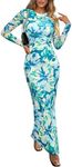 PRETTYGARDEN Women's Bodycon Maxi D