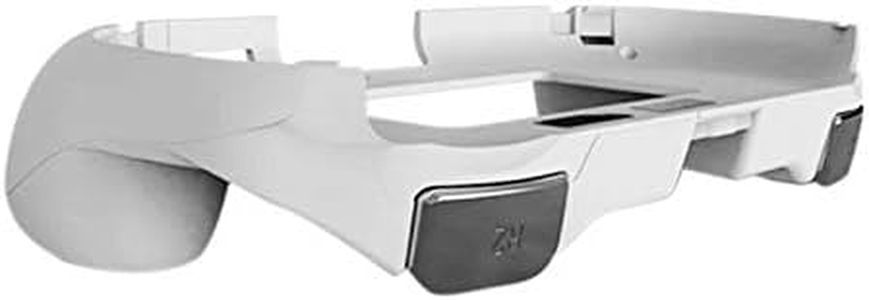 JVSISM Hand Grip Handle Joypad Stand Shell Case Protector with L2 R2 Trigger Button For PSV 2000 PSV2000 PS VITA 2000 Slim Game Console White Soft Surface