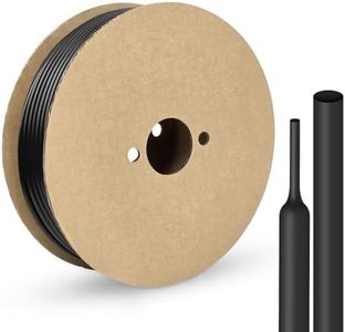 BLOSY 1/4" Heat Shrink Tubing, 32.8 ft 4:1 Grade Waterproof Shrink Wrap Tubing, Marine Electrical Industrial Automotive Sealing Shrink Tube for Wire Insulation