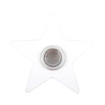 White Star Spell Candle Holder - Something Different Wholesale Candle Stand with Star Design