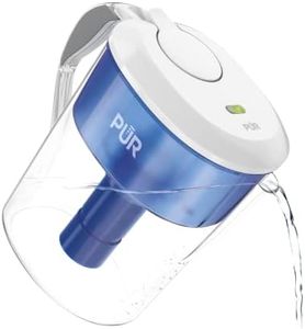 PUR Plus Water Pitcher Filtration System with 6 Months of Filters, 11 Cup, CR1111WLCR