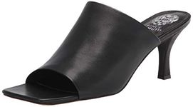 Vince Camuto Women's Arlinala Open Toe Mule, Black, 7.5