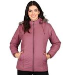 ELLIPSE Polyester Fashion Ladies Winter Jacket For Women With Hoodie Jacket For Women Winter Wear Full Sleeves Womens Jackets Long Coat Hoodded Jackets For Girls- 3Xl