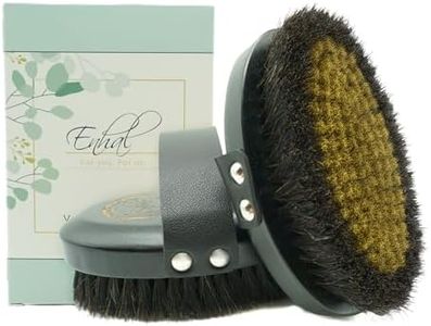 Enhal® Premium Ionic Body Dry Brush / Cepillo energético con cerdas de cobre para cepillos en seco y masajes / contra la celulitis / 100% cerdas naturales de haya / circulación sanguínea / piel sana