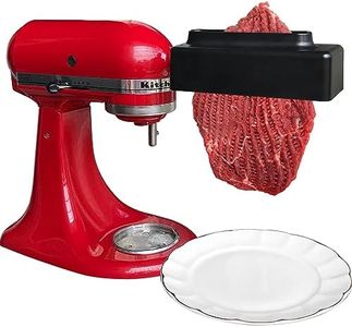 【PLUS】Meat Tenderizer for All KitchenAid and Cuisinart Household Stand Mixers- Mixers Accesssories Attachment with Stainless Steel Gears, Black【Improved Extended New Version】