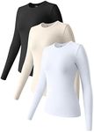 OQQ Womens 3 Piece Long Sleeve Tops