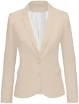 LookbookStore Oversized Blazer Business Casual Blazer for Women Work Blazers for Women Suit Jackets for Women Dressy Jackets for Women Turtledove Size Small Fits Size 4 Size 6