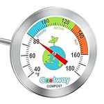Rukars Compost Thermometer, 16 Inch