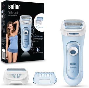 Braun Silk-épil 5 Lady Shaver – Blue Electric Razor for Women