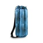 Vatra Tube Bag Hookah Shisha Nargila Waterpipe Glass Protection Case (Blue/Black Plaid, 14")