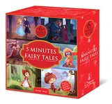 5 Minutes Fairy Tales Bookset: Giftset of 6 Board Books for Children (Abridged and Retold)