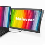 Naievear Portable Monitor,13.3" 1920×1080P FHD IPS Laptop Screen Monitor With HDMI/Type-C/USB-C,Second Screen For Laptop/Pc/Mac/PS3/4/5/Xbox/Phone