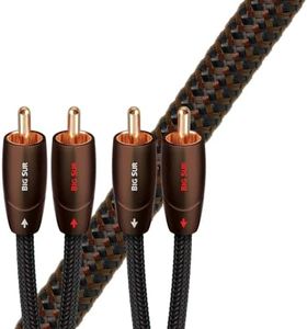 AudioQuest 0.6 m Big Sur RCA Audio Cable 0.6 m 2 x RCA Black - Audio Cable (2 x RCA, 2 x RCA, Copper, 0.6 m, Black)