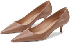 Stuart Weitzman Women's Stuart Kitten Pump, Fawn, 7 US