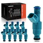 A-Premium Fuel Injectors Compatible with Ford E-350 Club Wagon 2005 E-350/E-450 Super Duty 2004-2007 6.8L Petrol 10-PC Set