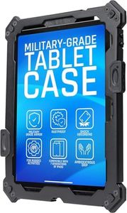 Mob Armor X Series iPad Case - Tablet Cover with Black Powder-Coated, Aircraft-Grade, Rustproof, Aluminum Construction, Compatible with iPad 10th Generations, Air 4/5, Pro 1/2/3/4th Except 12'9-10.9"