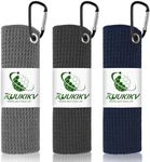 KUUKIKV 3 Pack 16" X 16" Golf Towel